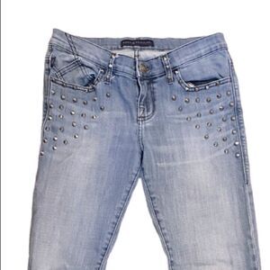 Rock & Republic Jeans Kasandra Bootcut Queen B Style Studded Size 8